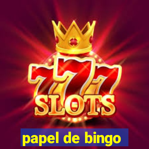 papel de bingo